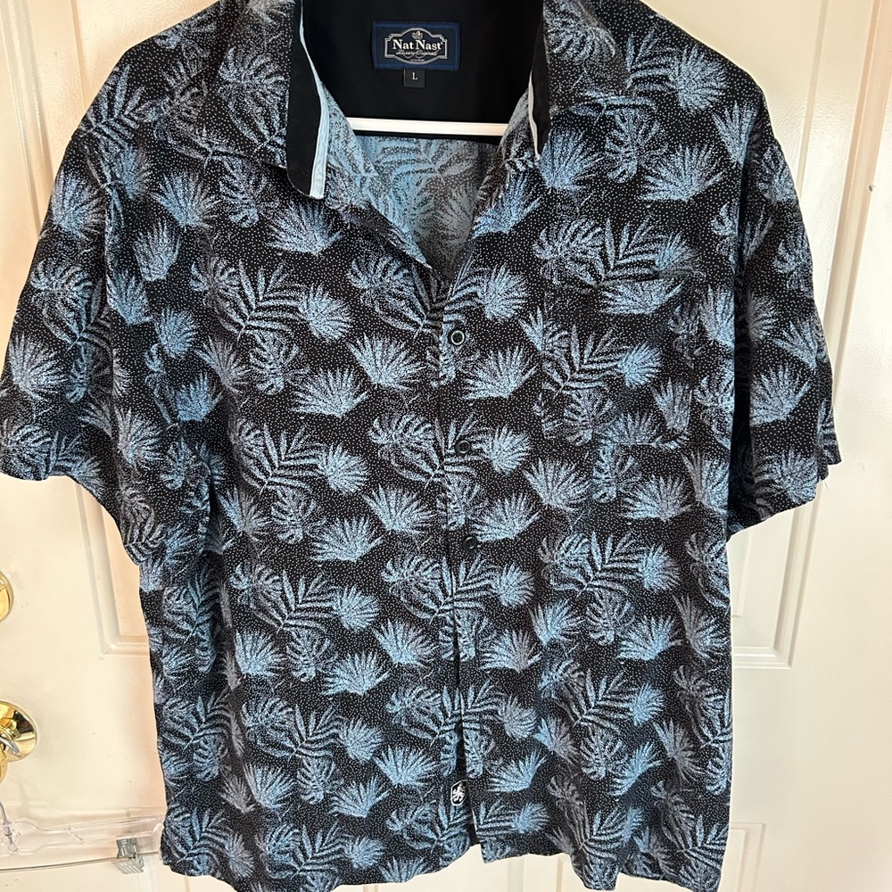 Nat Nast Men’s Silk Shirt - Large - Picture 3 of 6